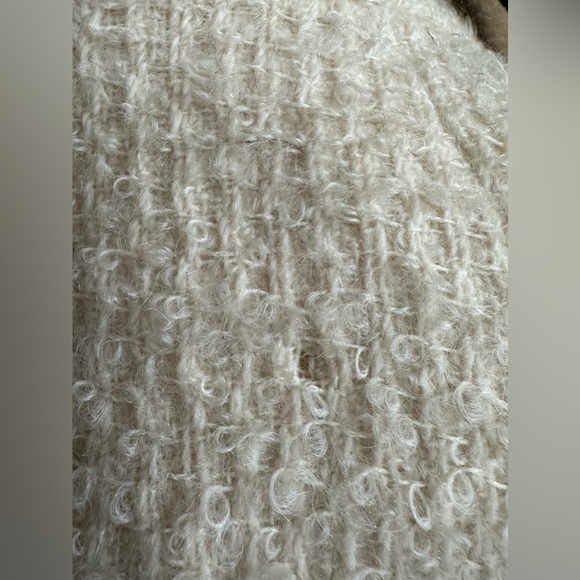 vintage 50s 60s lilli ann's junior petite Cream Double Breasted coat - Picture 6 of 14